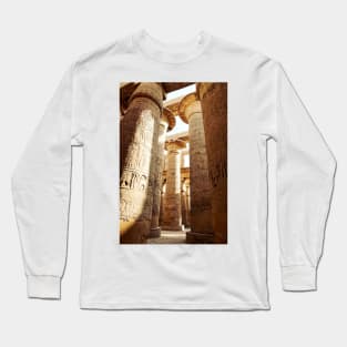 Great Hypostyle Hall, Karnak Temple Long Sleeve T-Shirt